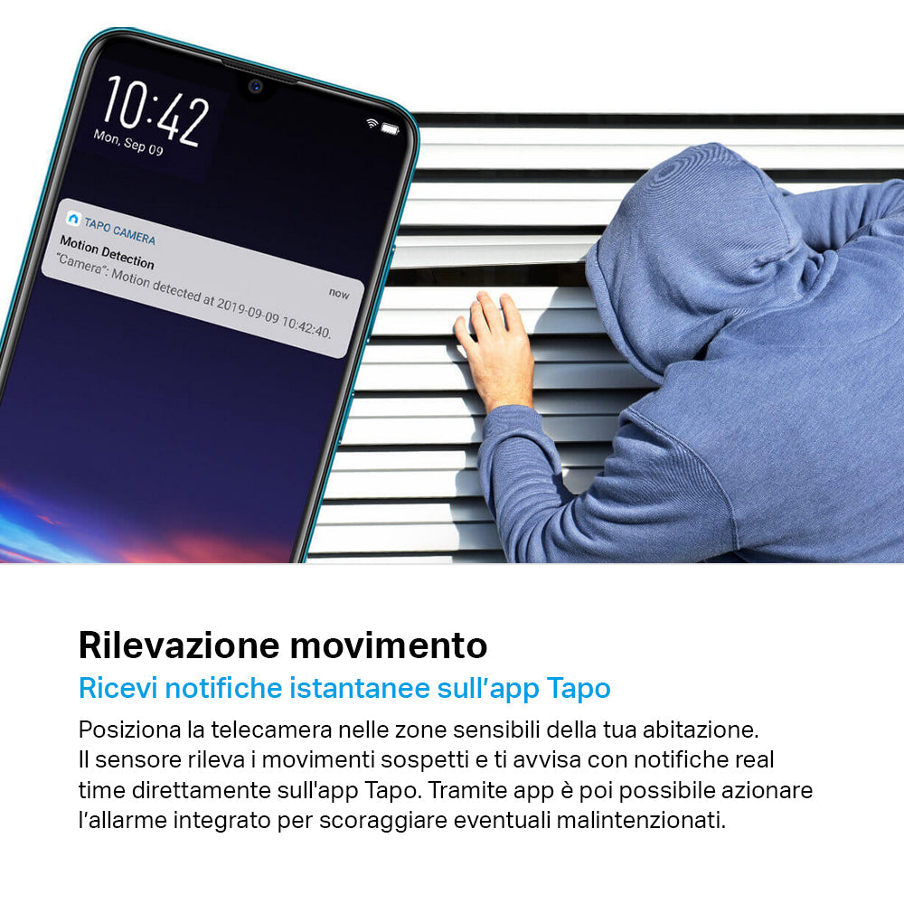 Tapo C210 Telecamera Wi-Fi Interno 2K 3MP, 360° Visuale TP-Link Showroom viveresmart.store & augmentedrealityoffers.com - P. IVA 02867250694 - DI PENTA ALESSIO - VIALE NETTUNO 167, 66023, FRANCAVILLA AL MARE (CH) - REA CH-438573