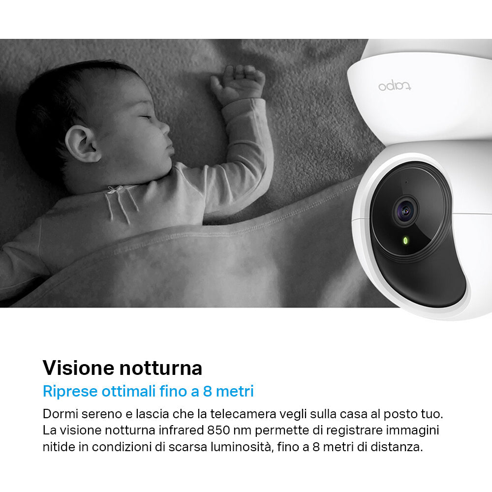 Tapo C210 Telecamera Wi-Fi Interno 2K 3MP, 360° Visuale, 2pz TP-Link Showroom viveresmart.store & augmentedrealityoffers.com - P. IVA 02867250694 - DI PENTA ALESSIO - VIALE NETTUNO 167, 66023, FRANCAVILLA AL MARE (CH) - REA CH-438573