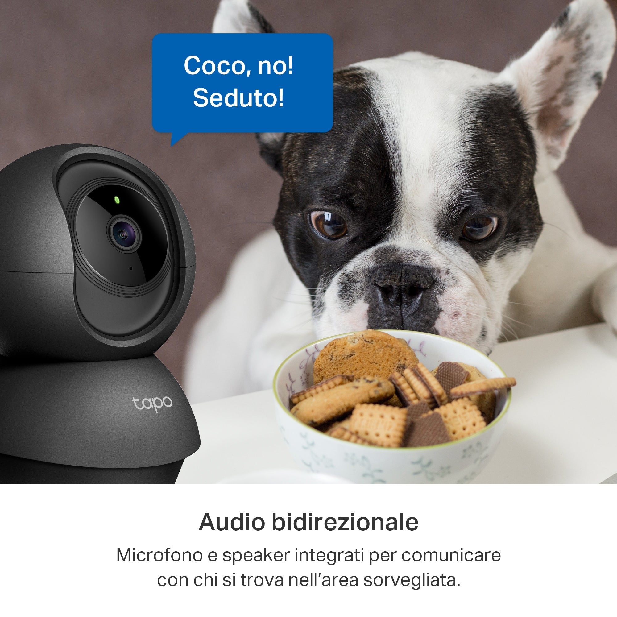 Tapo C211 Telecamera Wi-Fi Interno 2K 3MP, 360° Visuale, Nero TP-Link Showroom viveresmart.store & augmentedrealityoffers.com - P. IVA 02867250694 - DI PENTA ALESSIO - VIALE NETTUNO 167, 66023, FRANCAVILLA AL MARE (CH) - REA CH-438573