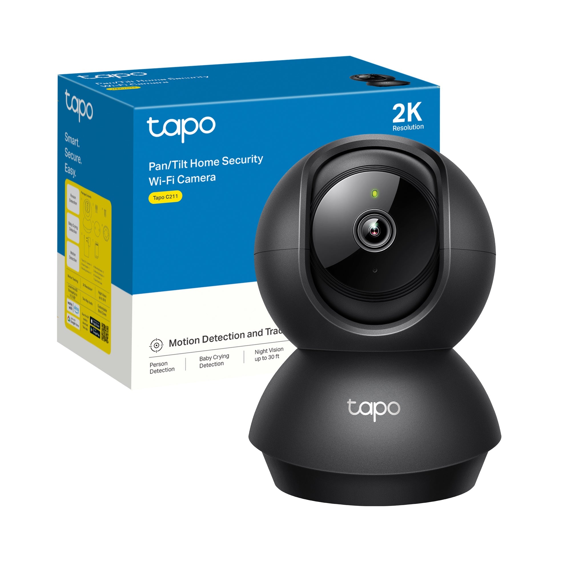 Tapo C211 Telecamera Wi-Fi Interno 2K 3MP, 360° Visuale, Nero TP-Link Showroom viveresmart.store & augmentedrealityoffers.com - P. IVA 02867250694 - DI PENTA ALESSIO - VIALE NETTUNO 167, 66023, FRANCAVILLA AL MARE (CH) - REA CH-438573