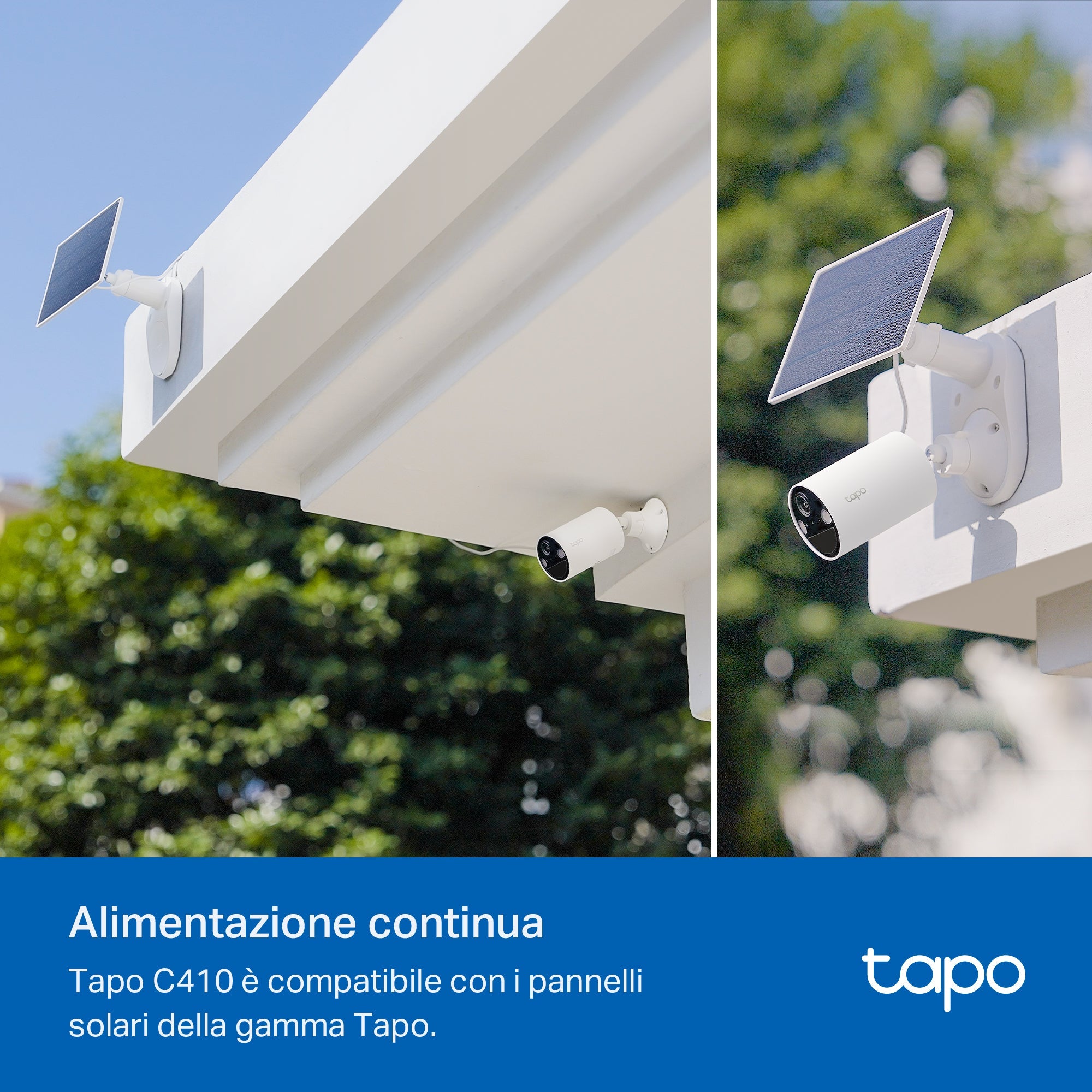 Tapo C410 Telecamera Wi-Fi Esterno a Batteria 2K 3MP, Visione Notturna a Colori, 2pz