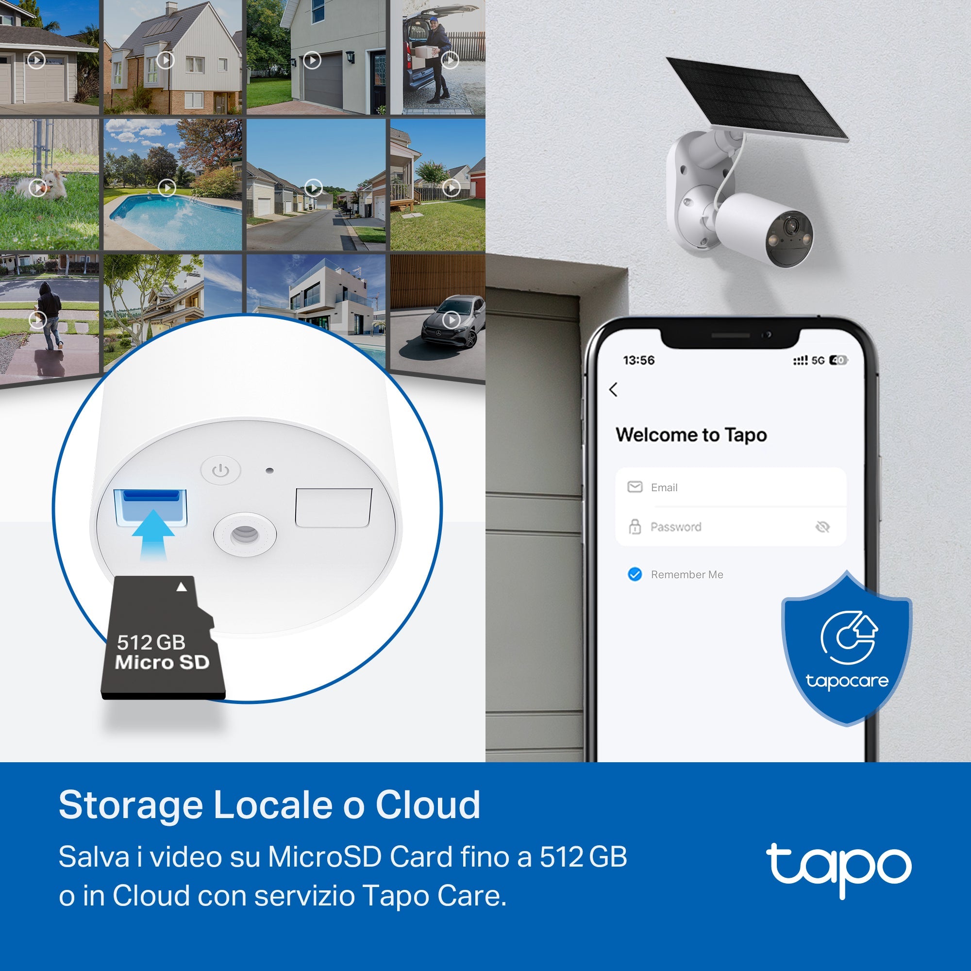 Tapo C410 Telecamera Wi-Fi Esterno a Batteria 2K 3MP, Visione Notturna a Colori, 4pz
