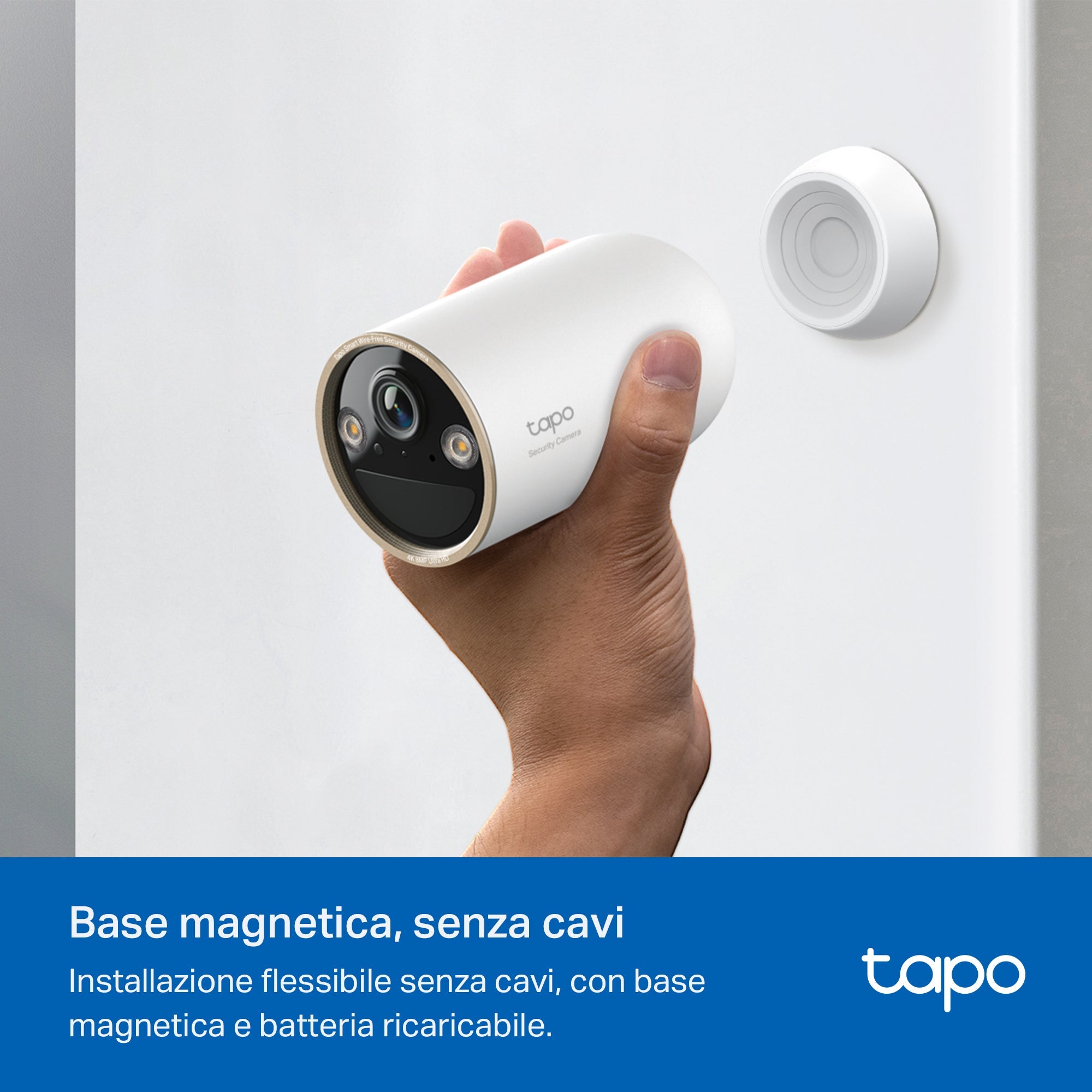 Tapo C460 Telecamera Wi-Fi Esterno a Batteria 4K 8MP, Visione Notturna a Colori Starlight, Base Magnetica TP-Link Showroom viveresmart.store & augmentedrealityoffers.com - P. IVA 02867250694 - DI PENTA ALESSIO - VIALE NETTUNO 167, 66023, FRANCAVILLA AL MARE (CH) - REA CH-438573
