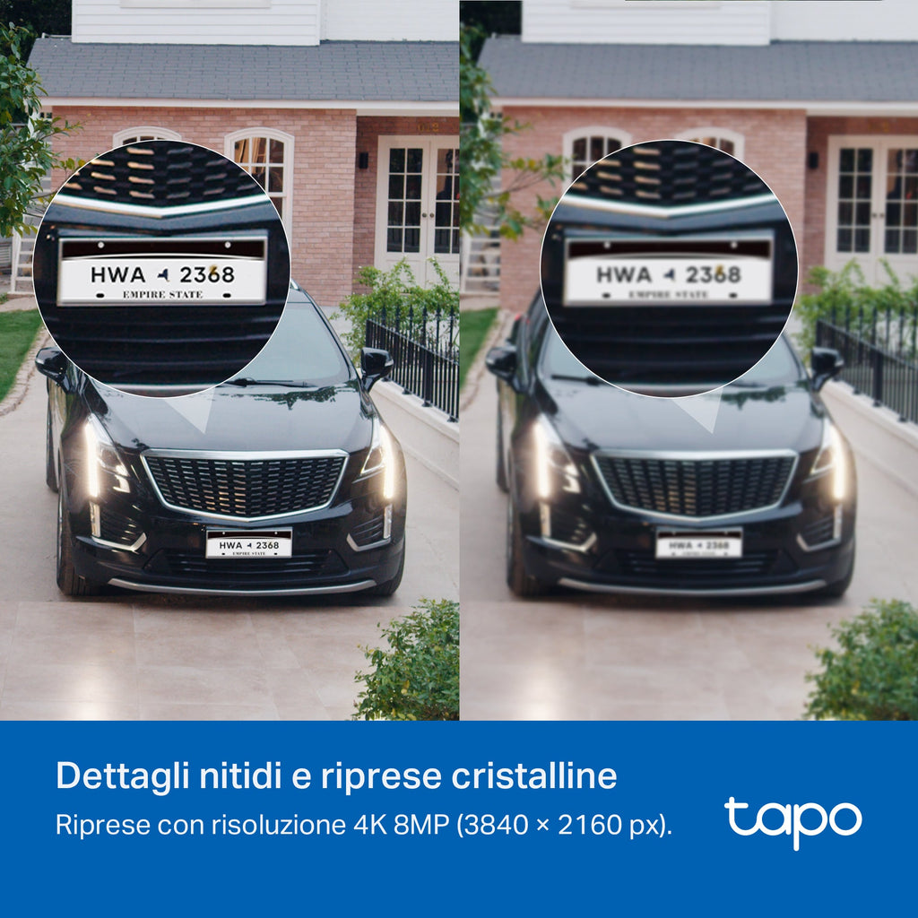 Tapo C460 KIT Telecamera Wi-Fi Esterno a Batteria 4K 8MP con Panello Solare, Visione Notturna a Colori Starlight, Base Magnetica TP-Link Showroom viveresmart.store & augmentedrealityoffers.com - P. IVA 02867250694 - DI PENTA ALESSIO - VIALE NETTUNO 167, 66023, FRANCAVILLA AL MARE (CH) - REA CH-438573