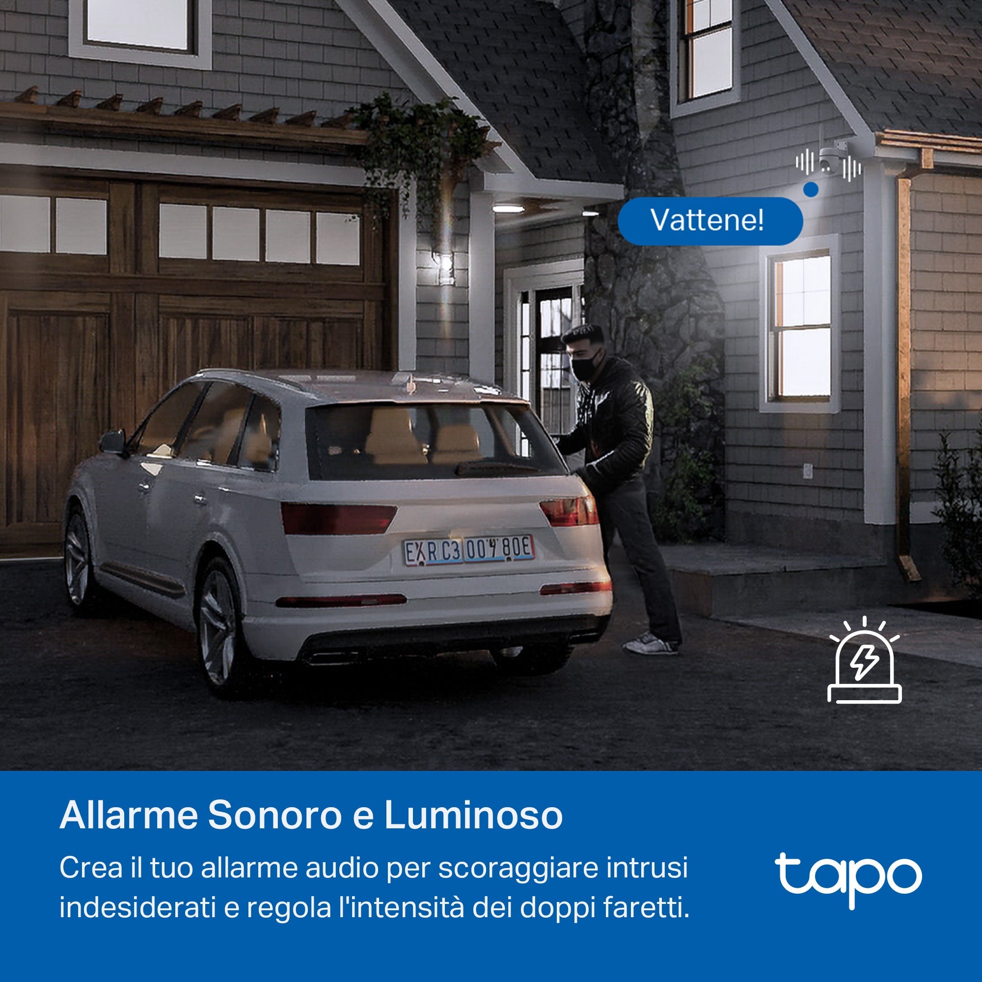Tapo C501GW Telecamera 4G LTE da Esterno con Slot SIM 1080P, 360° Visuale, Alimentato da DC o PoE, ⚠️Non a batteria