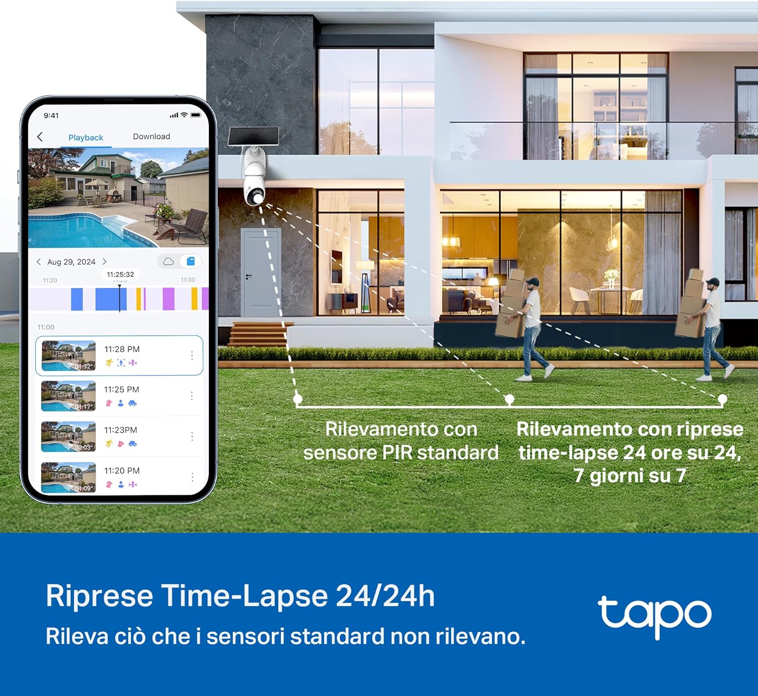 Tapo C660 KIT Telecamera Wi-Fi Esterno 4K 8MP a Batteria, 360° PTZ, Visione Notturna a Colori Starlight, Batteria 10000mAh TP-Link Showroom viveresmart.store & augmentedrealityoffers.com - P. IVA 02867250694 - DI PENTA ALESSIO - VIALE NETTUNO 167, 66023, FRANCAVILLA AL MARE (CH) - REA CH-438573