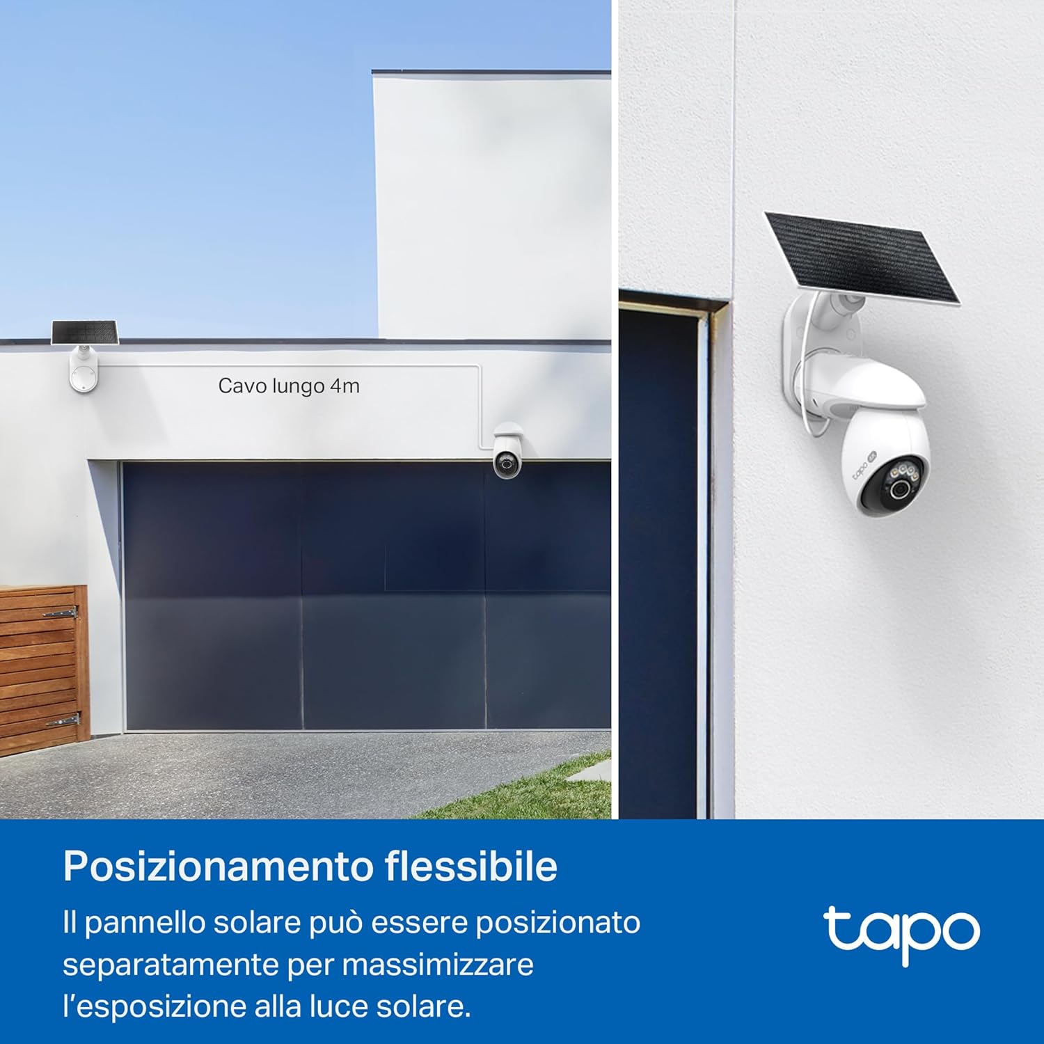 Tapo C660 KIT Telecamera Wi-Fi Esterno 4K 8MP a Batteria, 360° PTZ, Visione Notturna a Colori Starlight, Batteria 10000mAh TP-Link Showroom viveresmart.store & augmentedrealityoffers.com - P. IVA 02867250694 - DI PENTA ALESSIO - VIALE NETTUNO 167, 66023, FRANCAVILLA AL MARE (CH) - REA CH-438573
