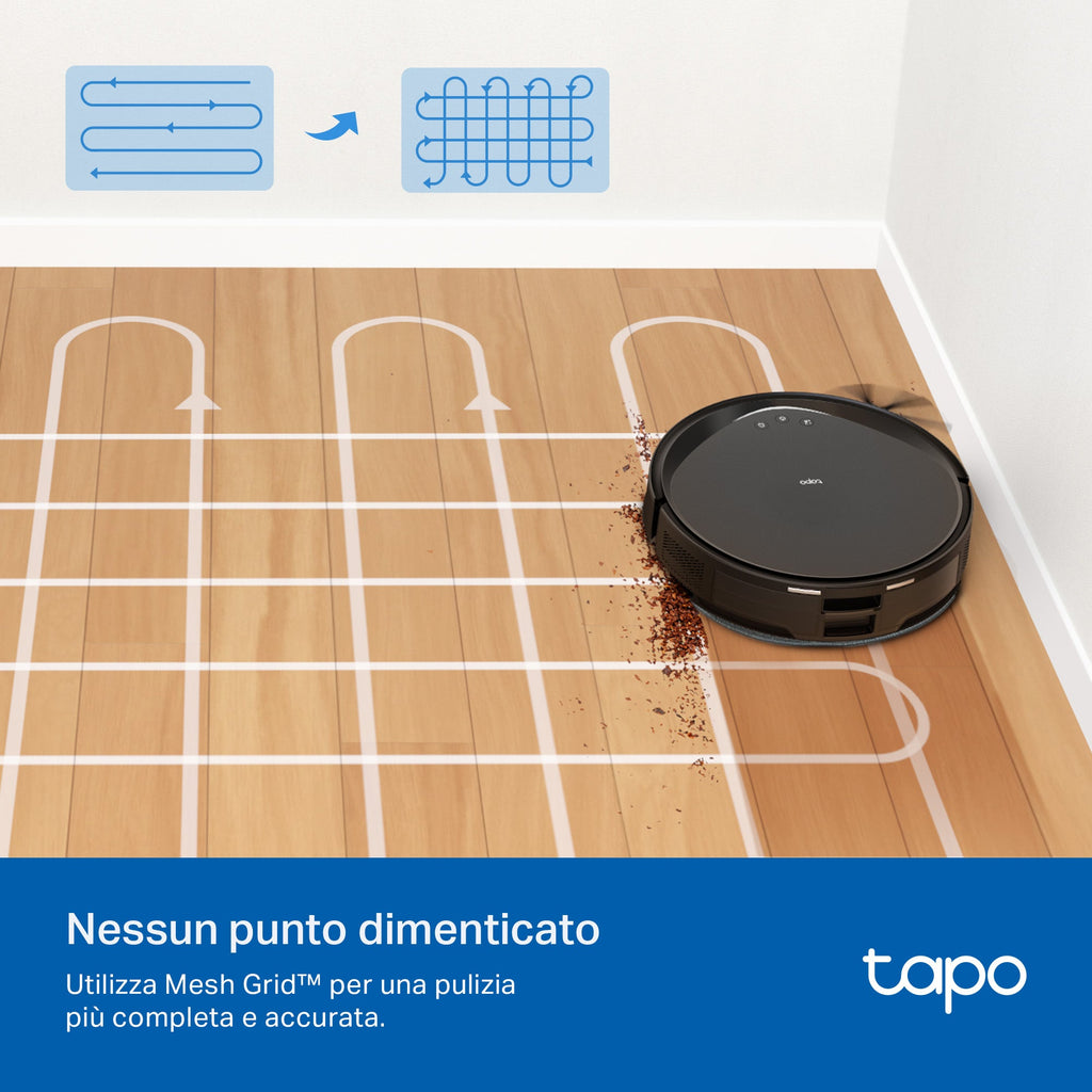 Tapo RV20 Max Plus Robot Aspirapolvere, All-in-one, Navigazione LiDAR MagSlim,⚠️Aggiungi al carrello: Un Faretto LED gratis!