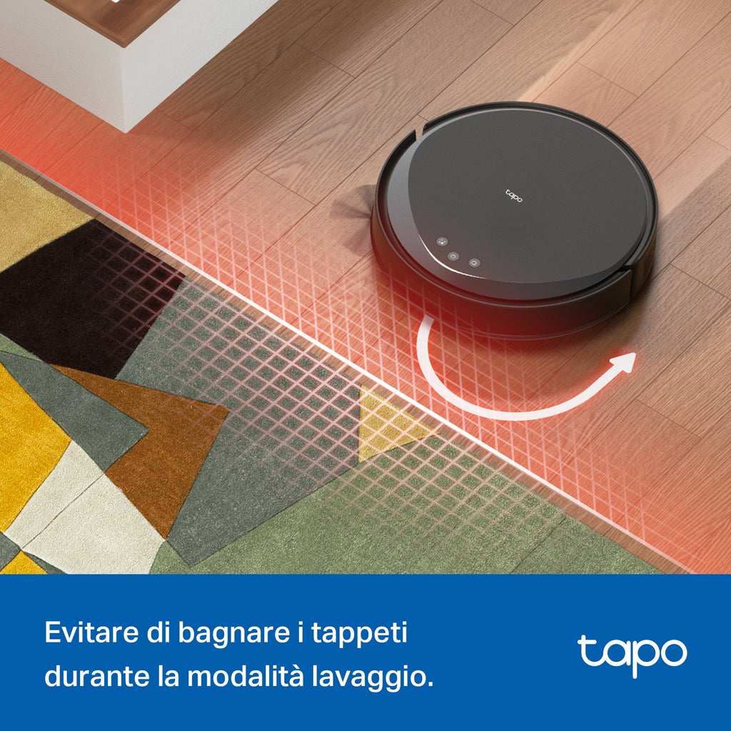Tapo RV20 Max Plus Robot Aspirapolvere, All-in-one, Navigazione LiDAR MagSlim,⚠️Aggiungi al carrello: Un Faretto LED gratis!