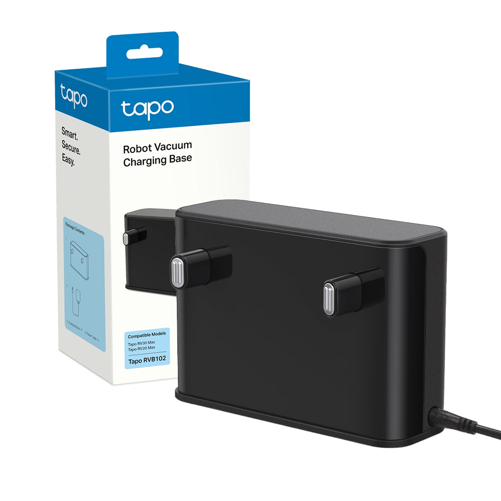 Tapo RVB102 Base di Ricarica per Tapo RV20 Max e Tapo RV30 Max TP-Link Showroom viveresmart.store & augmentedrealityoffers.com - P. IVA 02867250694 - DI PENTA ALESSIO - VIALE NETTUNO 167, 66023, FRANCAVILLA AL MARE (CH) - REA CH-438573