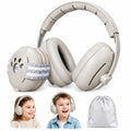 Cuffie Antirumore per Bambini 0-8 Anni con Fascia Elastica Regolabile – Protezione Udito 25dB, Pieghevoli con Custodia