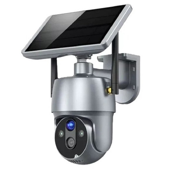 Camera con pannello solare wifi p2p 355° 12a 3,6mm audio bidirezionale q-sx01