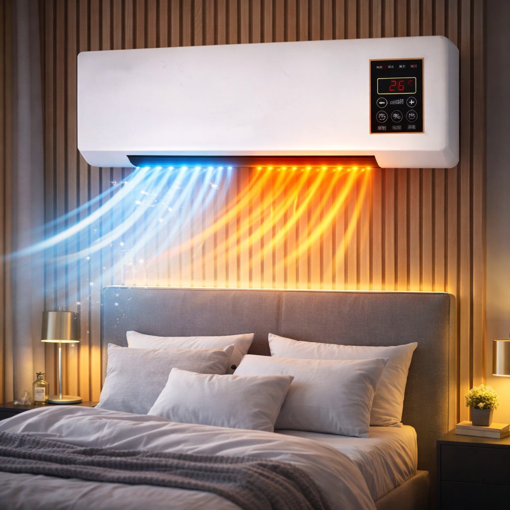 Stufa Elettrica da Parete – Riscaldamento Rapido e Silenzioso per Casa e Bagno