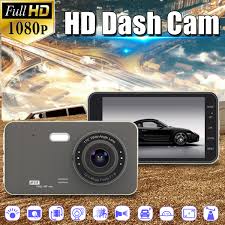 Videocamera Dashcam per auto, videoregistratore full HD 1080P con obiettivo grandangolare 170 °, sensore G, WDR, rilevamento del movimento 4 pollici
