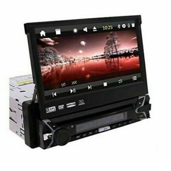 Autoradio 1 din schermo a scomparsa 7" auto touch bluetooth usb sd camera