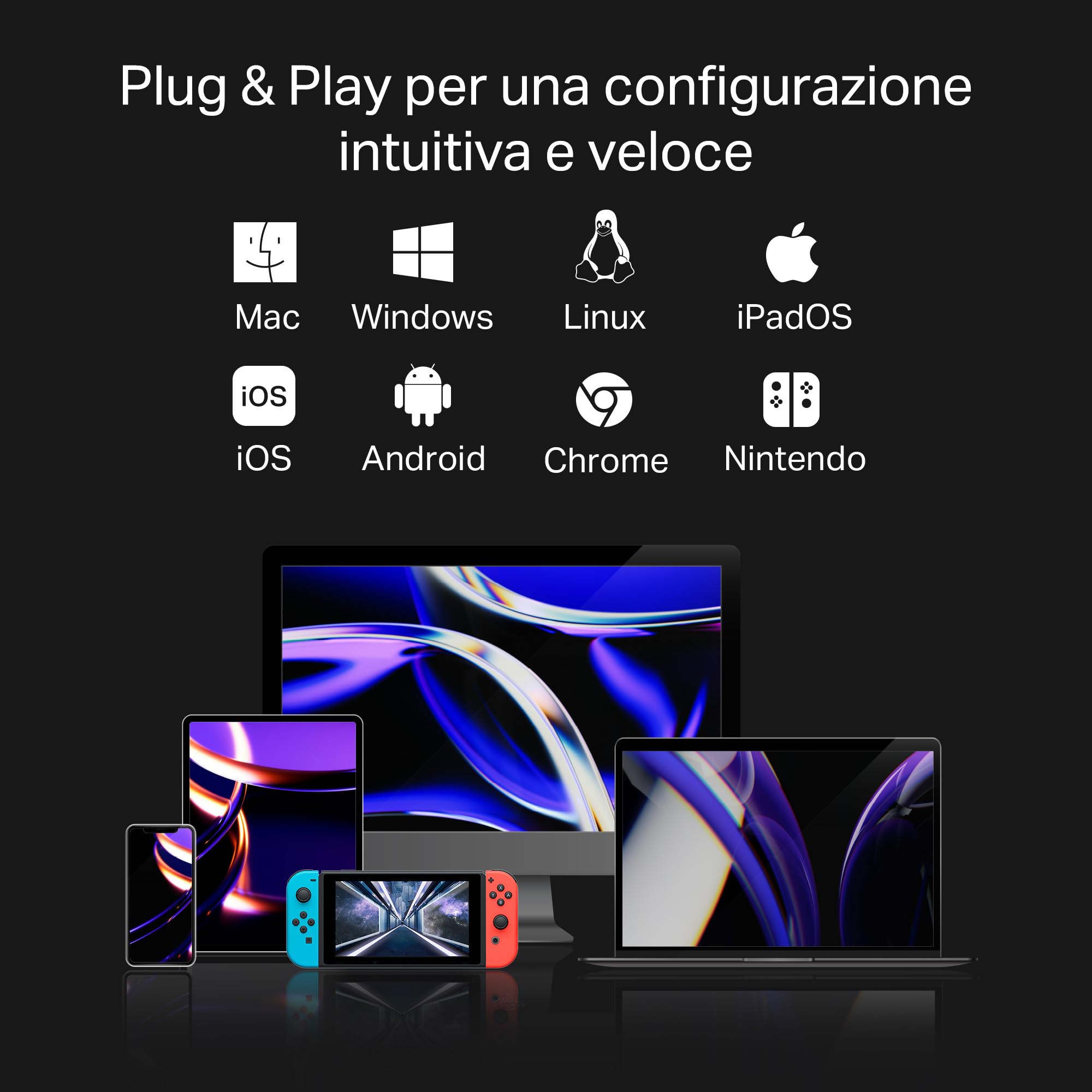 UH9120C Hub USB C 9 in 1, HDMI 4K@60Hz, Gigabit Ethernet, SD & microSD UHS-I TP-Link Showroom viveresmart.store & augmentedrealityoffers.com - P. IVA 02867250694 - DI PENTA ALESSIO - VIALE NETTUNO 167, 66023, FRANCAVILLA AL MARE (CH) - REA CH-438573