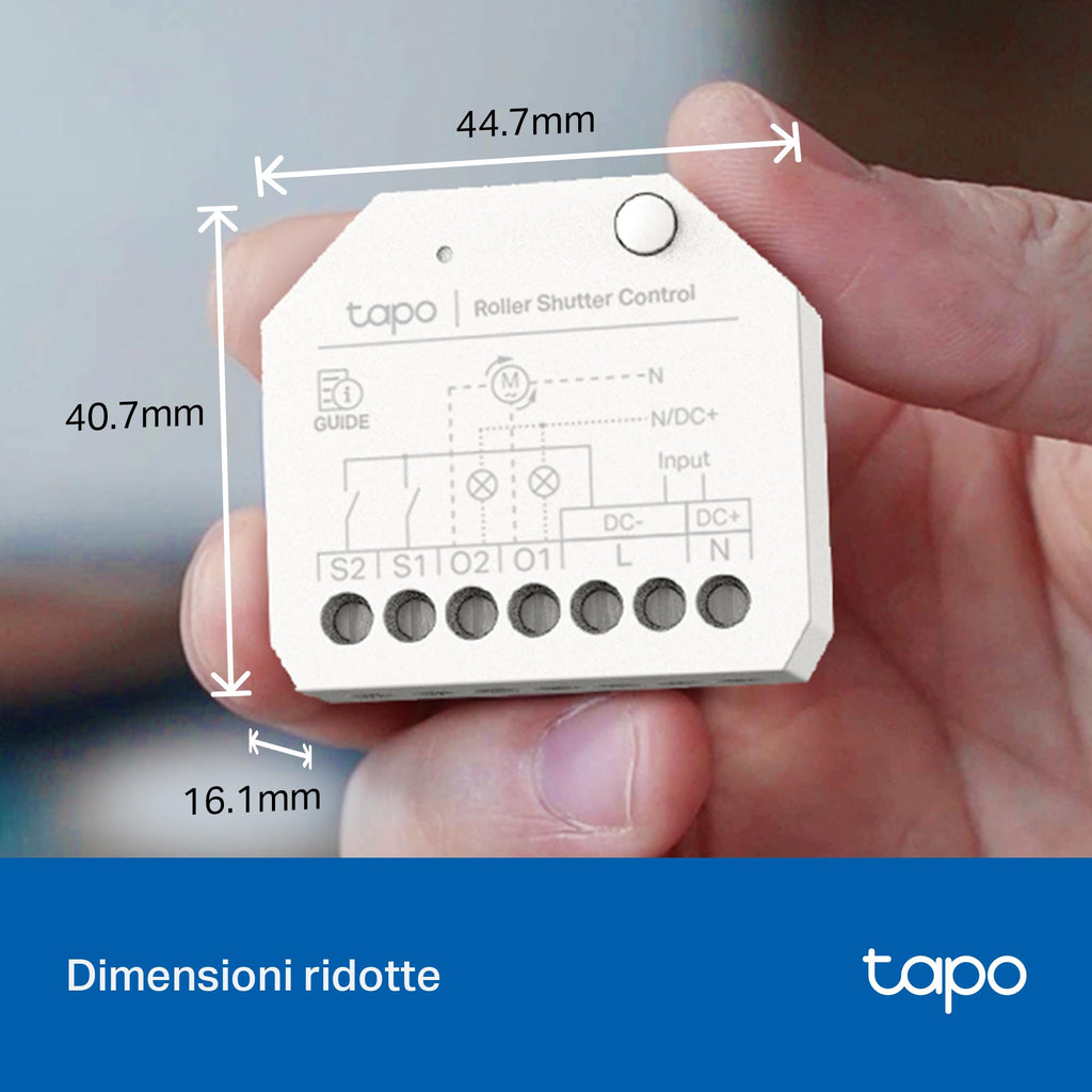 Tapo S112 Relè Interruttore con Misurazione di Consumo, Intelligente WiFi e Bluetooth a 2 Canali 6A, 3pz