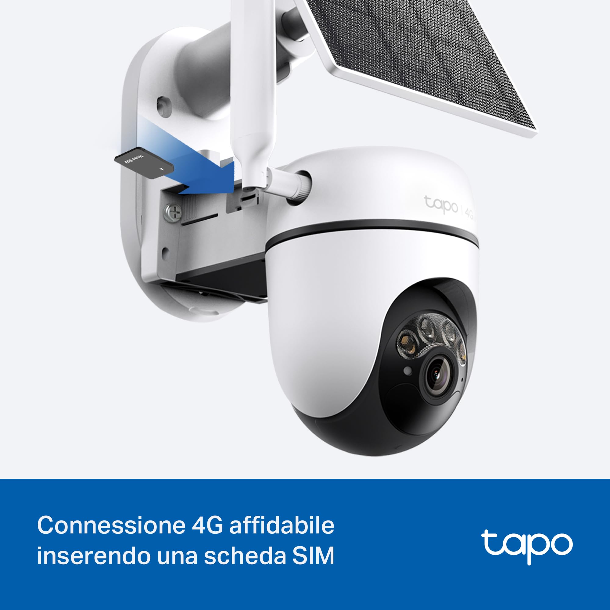 Tapo C615G KIT Telecamera 4G LTE da Esterno 2K 3MP Senza Fili con Pannello Solare, Tracking AI 360°, Batteria 6700mAh TP-Link Showroom viveresmart.store & augmentedrealityoffers.com - P. IVA 02867250694 - DI PENTA ALESSIO - VIALE NETTUNO 167, 66023, FRANCAVILLA AL MARE (CH) - REA CH-438573