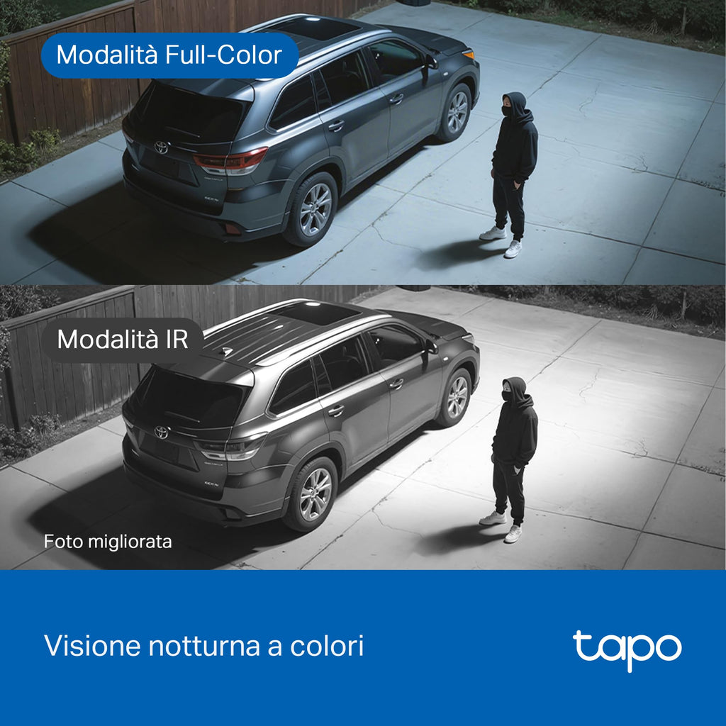 Tapo C630 KIT Telecamera Wi-Fi Esterno 3K 5MP Senza Fili con Pannello Solare, 360° PTZ, Batteria 6700mAh TP-Link Showroom viveresmart.store & augmentedrealityoffers.com - P. IVA 02867250694 - DI PENTA ALESSIO - VIALE NETTUNO 167, 66023, FRANCAVILLA AL MARE (CH) - REA CH-438573