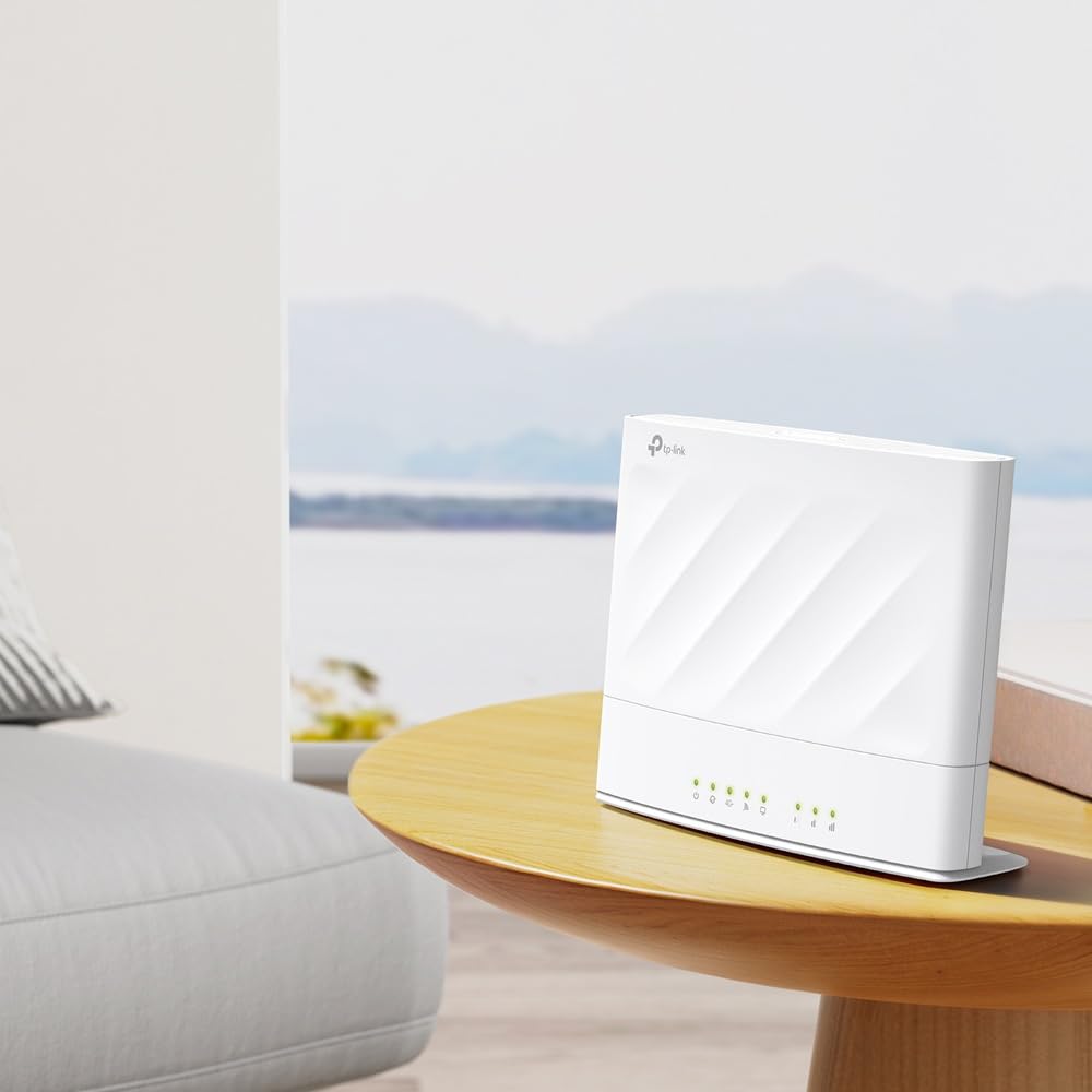 Archer MX1500 Router WiFi con SIM, 4G+ CAT6 WiFi 6 AX1500Mbps, 4 Porte Gigabit, Plug & Play