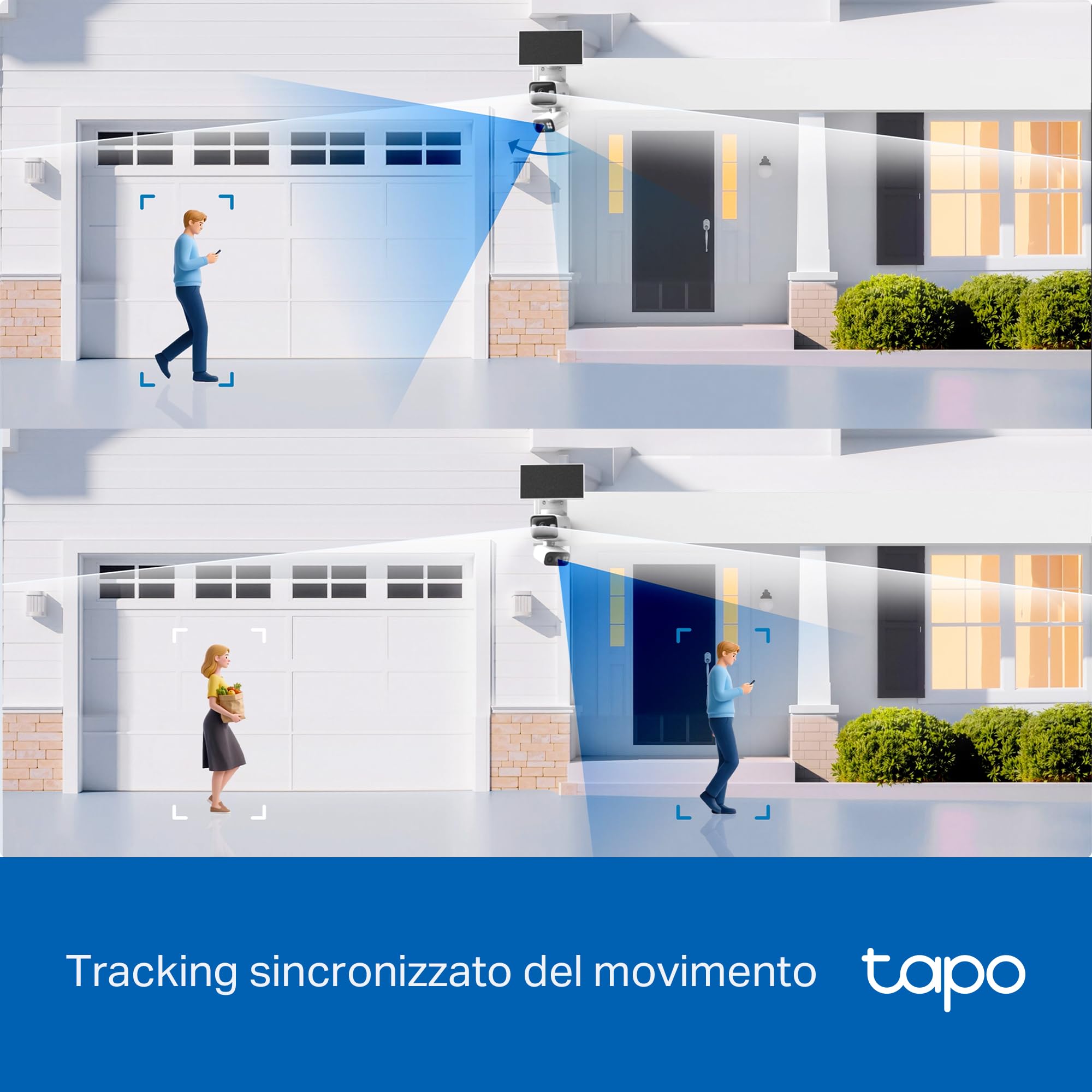 Tapo C645D KIT Telecamera Wi-Fi Esterno a Batteria con Doppio Obiettivo 2K 3MP, Pan/Tilt 360°, Pannello Solare, Visione Notturna a Colori, Rilevamento AI senza Abbonamento TP-Link Showroom viveresmart.store & augmentedrealityoffers.com - P. IVA 02867250694 - DI PENTA ALESSIO - VIALE NETTUNO 167, 66023, FRANCAVILLA AL MARE (CH) - REA CH-438573