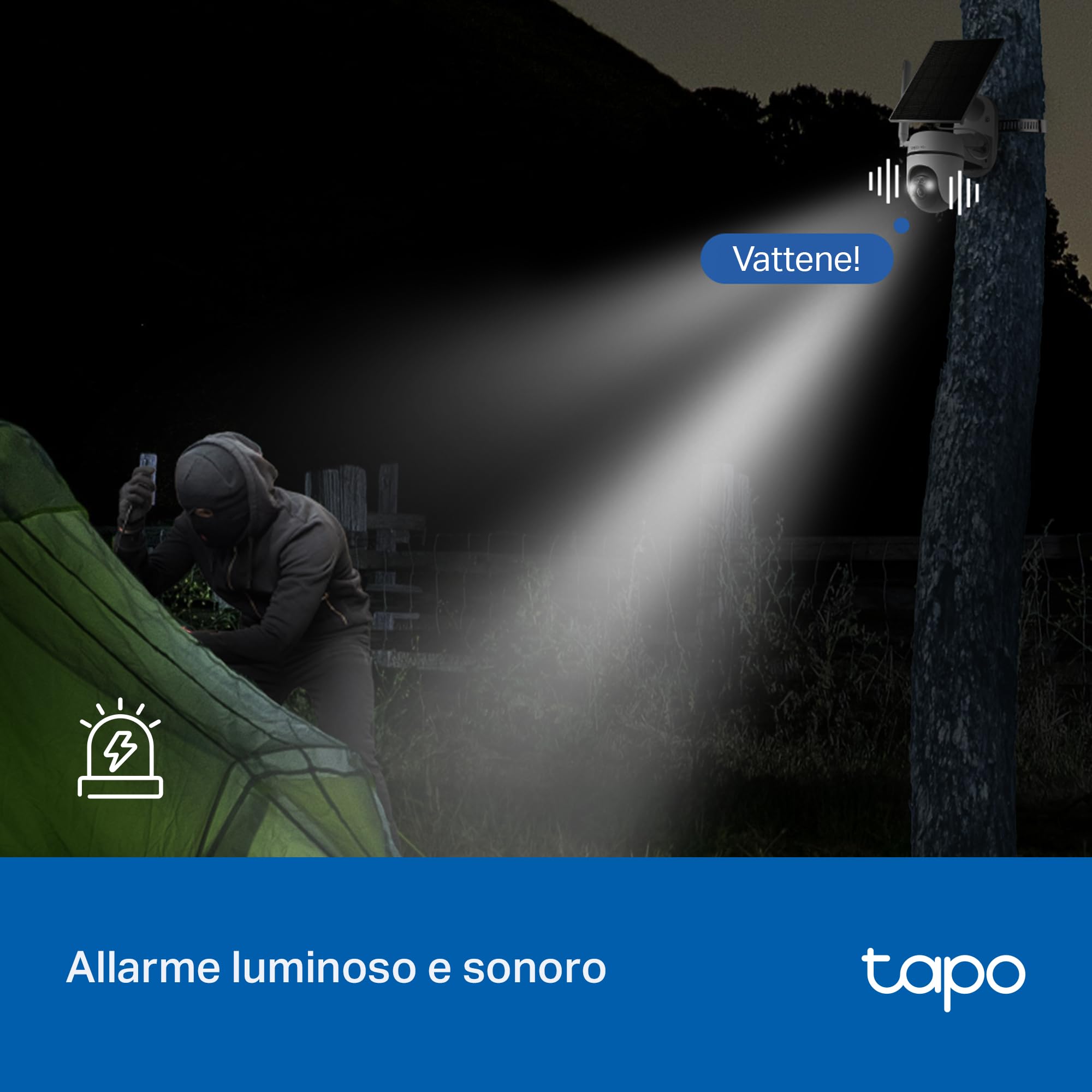 Tapo C615G KIT Telecamera 4G LTE da Esterno 2K 3MP Senza Fili con Pannello Solare, Tracking AI 360°, Batteria 6700mAh TP-Link Showroom viveresmart.store & augmentedrealityoffers.com - P. IVA 02867250694 - DI PENTA ALESSIO - VIALE NETTUNO 167, 66023, FRANCAVILLA AL MARE (CH) - REA CH-438573