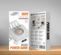 Power Bank Portatile Andowl Q-DC154 9000mAh con Display Digitale e Cavi Integrati