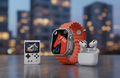 Bundle 3 in 1: Smartwatch M5 Ultra + Auricolari Wireless TWS + Mini Console di Gioco Portatile