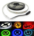 Bobina striscia strip led 5050 flessibile 5m adesiva luce interno esterno ip65 led 5050 multicolor rgb