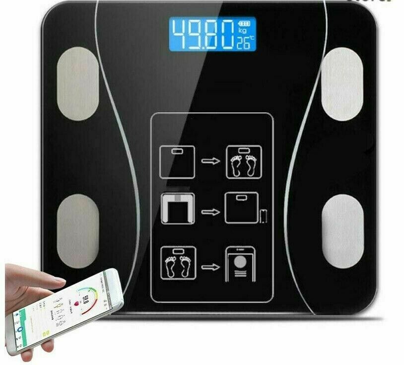 Bilancia Pesapersone Intelligente Bluetooth Digitale Elettronica 180kg