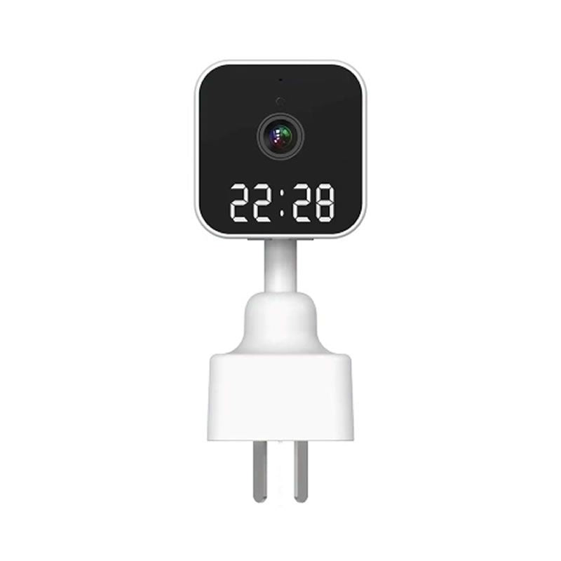 Fotocamera Hd 1080p Wifi Sicurezza Ip Home Cam Visione Notturna Orologio Q-Sx909