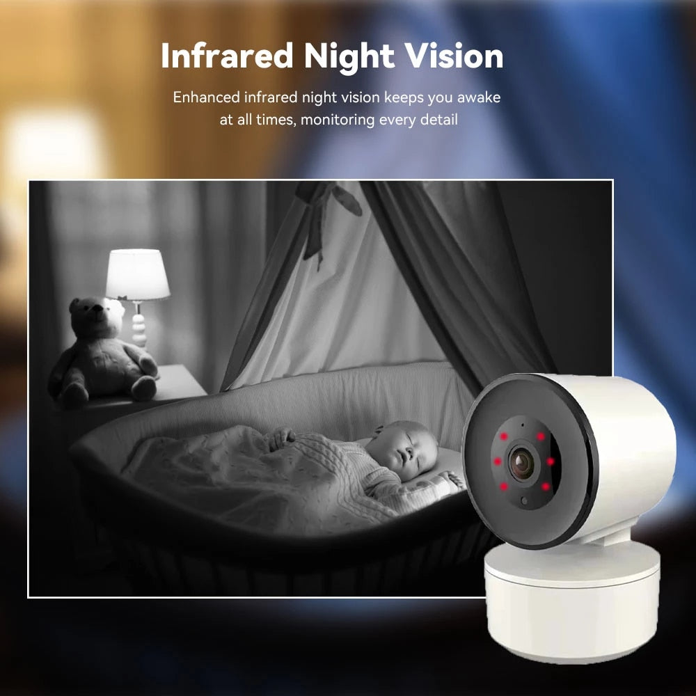 Smart WiFi 3MP IP Camera Security Rilevamento automatico del movimento Citofono vocale