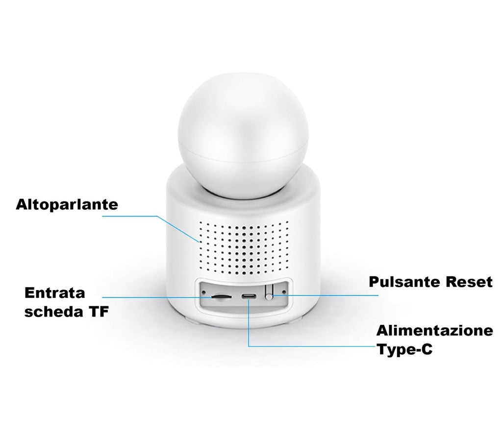 Telecamera ip videochiamata videosorveglianza ir hd interna
